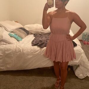 Pink Sleeveless Dress